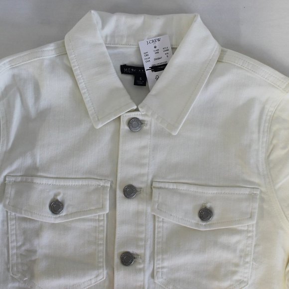 J Crew Factory Jackets & Blazers - J Crew Mercantile Women's Cropped Denim Jacket